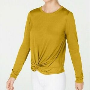 Calvin Klein Performance Twist-Front Long Sleeve